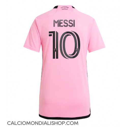 Maglie da calcio Inter Miami Lionel Messi #10 Prima Maglia Femminile 2024-25 Manica Corta